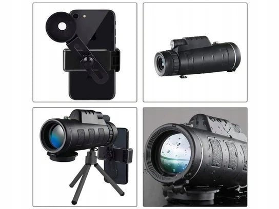 🔭Telescopio monocular📱Toma fotos y videos sin límites 🔎