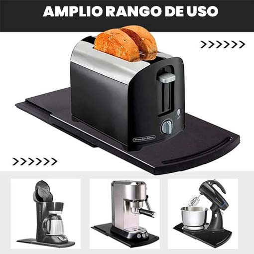 Bandeja deslizante para electrodomésticos