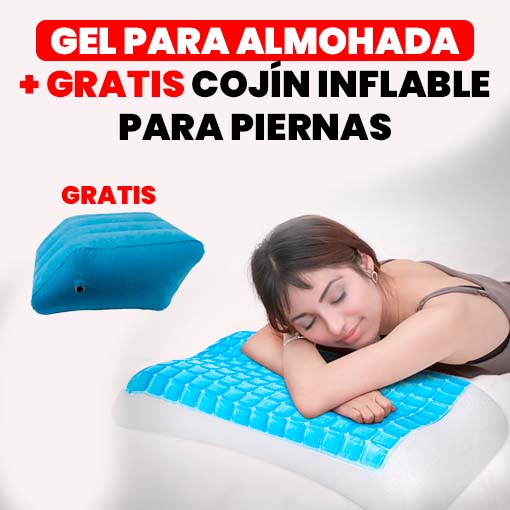 Gel para almohada + 1 cojín para las piernas ¡GRATIS!🎁