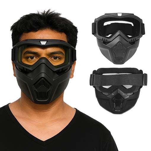 ¡MÁSCARA DE SEGURIDAD AVANZADA PARA TALLER Y TERRENO! 😎😱