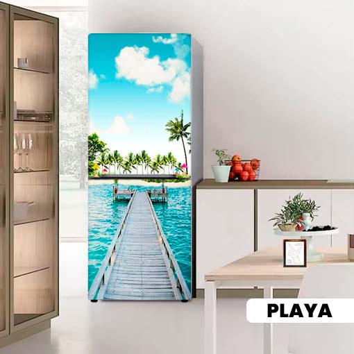 VINILOS CON DISEÑOS PARA NEVERA 😱🤩 ¡Protección novedosa y creativa para tu nevera!