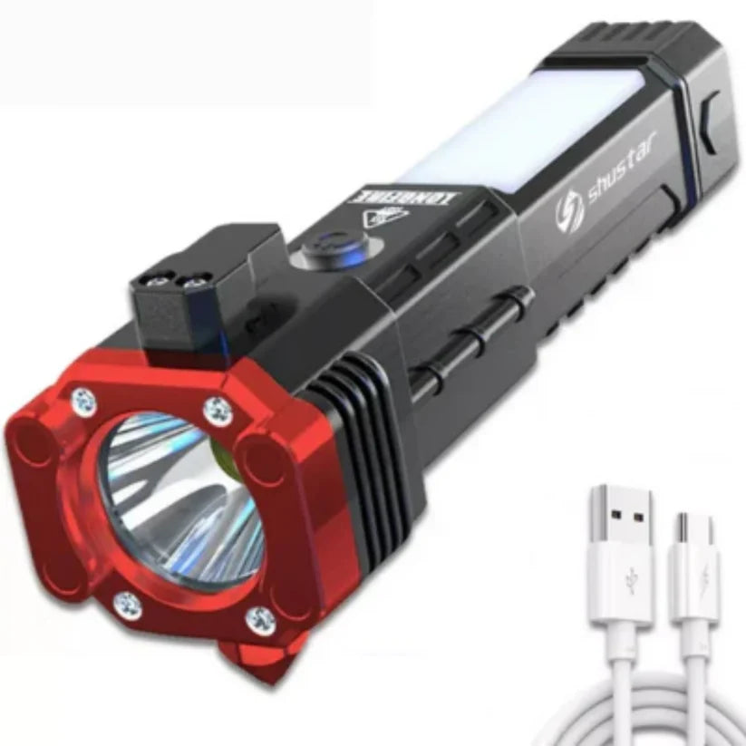 🔦Linterna LED Multifuncional COB🧰-El salvavidas que tendrás en tu bolsillo en cualquier momento.