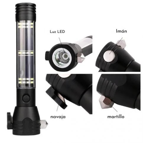 🔦Linterna LED Multifuncional COB🧰-El salvavidas que tendrás en tu bolsillo en cualquier momento.