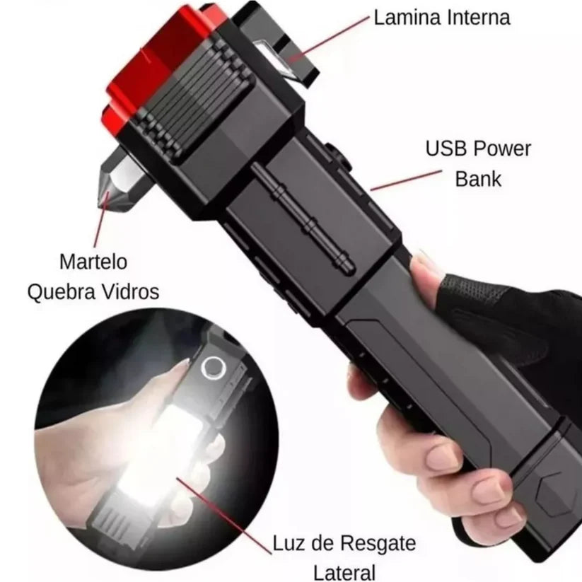 🔦Linterna LED Multifuncional COB🧰-El salvavidas que tendrás en tu bolsillo en cualquier momento.
