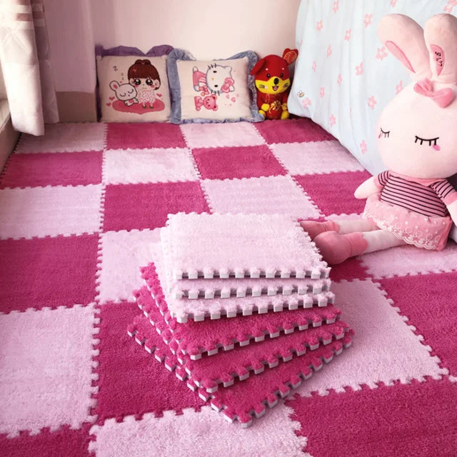ALFOMBRA ROMPECABEZAS DE FELPA 🤩😱 ¡Llévalas en paquetes de 12 y 24 unidades!