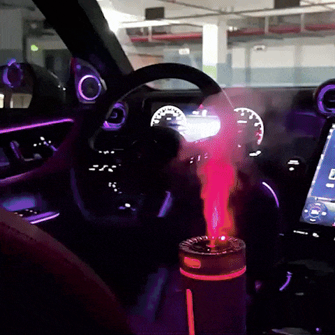 Humidificador con luz LED