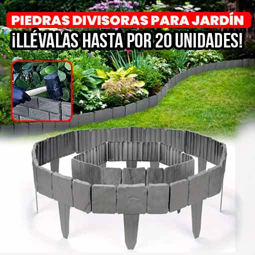 PIEDRAS PLÁSTICAS PARA JARDÍN 🤩🌻🌺 ¡Llévalas desde 4 unidades!