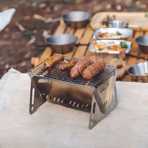ASADOR PORTÁTIL ARMABLE