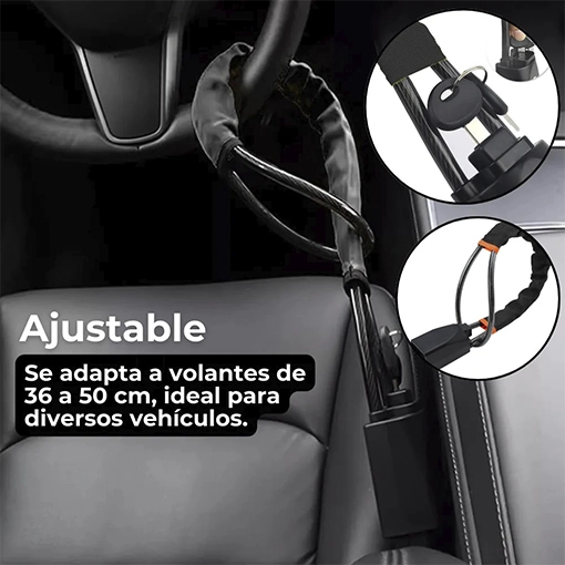BLOQUEO DE TIMÓN ANTI ROBO 🚘⚡