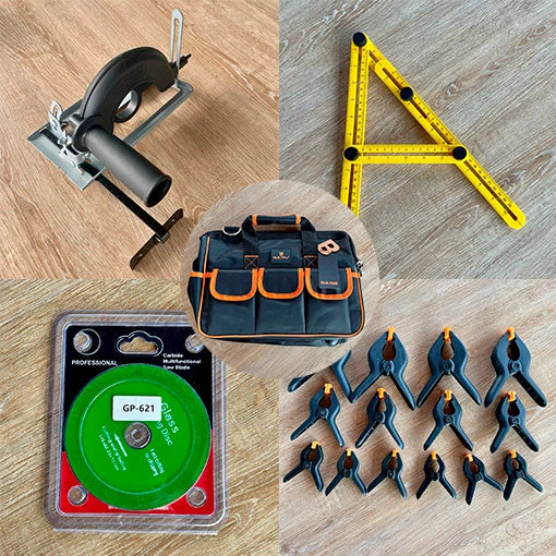COMBO CARPINTERÍA ⚒️👷 ¡4 HERRAMIENTAS DIFERENTES + BOLSO GRATIS! 🎁