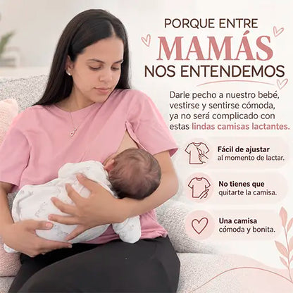Camiseta de lactancia 👶🏻👚