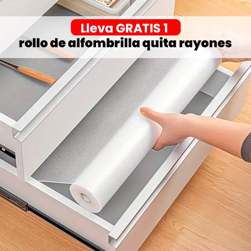 CANASTA ORGANIZADORA DE BASURA + ALFOMBRILLA ANTIRAYONES GRATIS