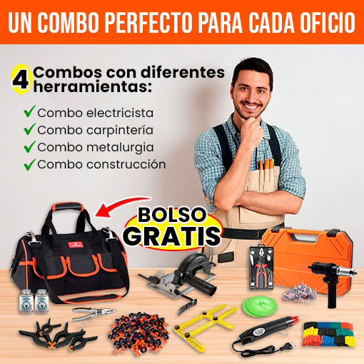 Combo de herramientas + bolso GRATIS 😱🎁