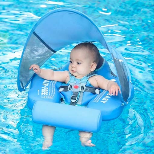 FLOTADOR CON CARPA PARA BEBÉS 👶😍💦