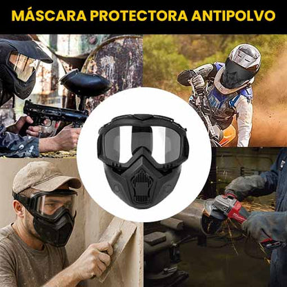 ¡MÁSCARA DE SEGURIDAD AVANZADA PARA TALLER Y TERRENO! 😎😱