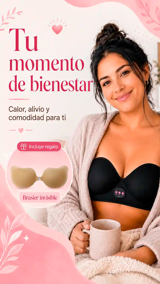 Masajeador de Busto + Bra Invisible GRATIS