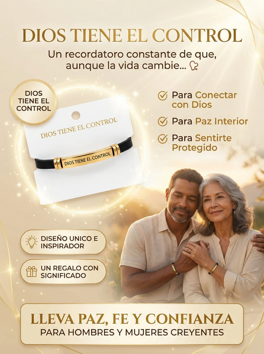 Pulsera "Dios tiene el control" 📿🙏🏻